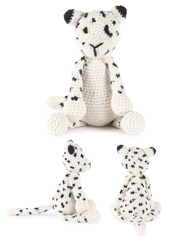toft mae the snow leopard amigurumi crochet animal